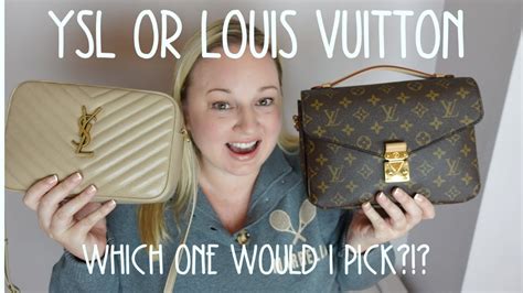 louis vuitton vs YSL leather